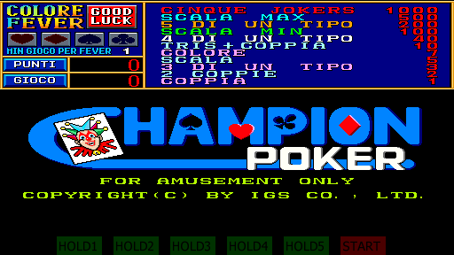 Champion Poker (v220I)